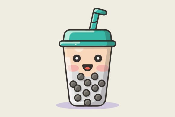 Boba Tea Flat Color Vector Illustration: A Designer's Toolkit