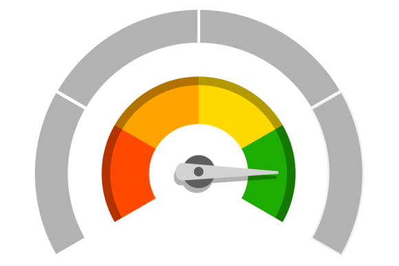 Color Meter Template Round Arrow Gauge: A Visual Pulse for Your Projects