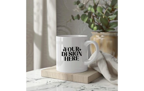 Dad, Empty Mug White Color Mockup: A Designer's Essential Asset
