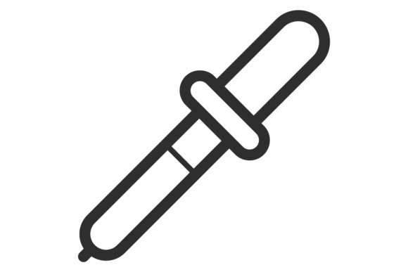 Eyedropper Line Icon Paint Color Swatch: Your Go-To Design Asset