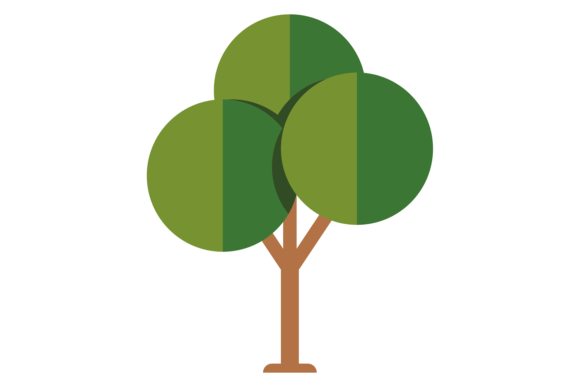 Forest Tree Color Icon: A Fresh Take on Nature-Inspired Design