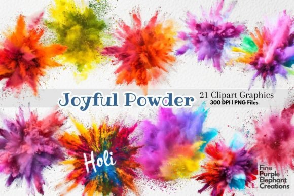 Holi Festival of Color Powder Pride Clip: A Burst of Creative Energy