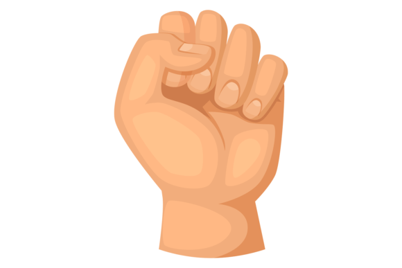 Human Fist Color Icon: Power in Your Design Toolkit