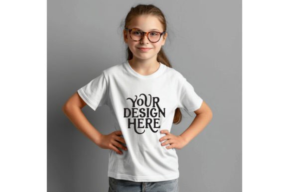 Mardi Gras Kids White Empty T-Shirt: A Designer's Festive Canvas