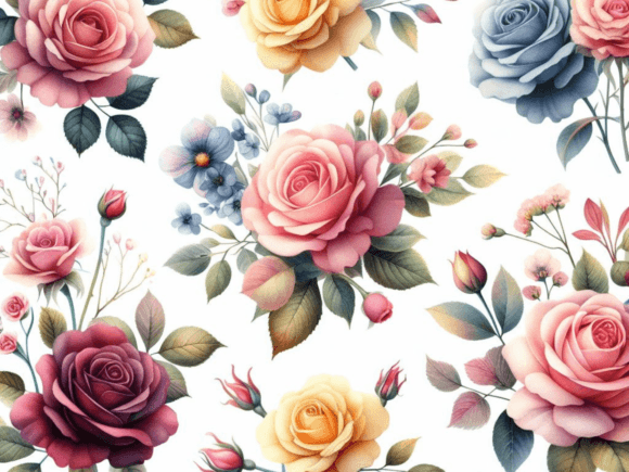Summer Blooms: Unpacking the Watercolour Flowers Set